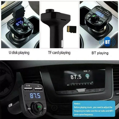 Bluetooth FM transmitter for car audio