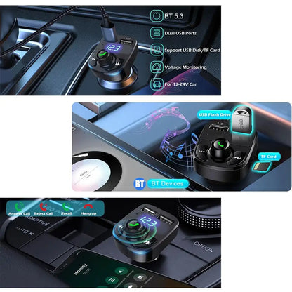 Bluetooth FM transmitter features