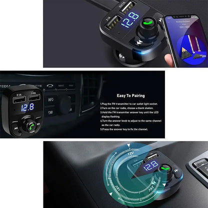 Bluetooth FM transmitter pairing