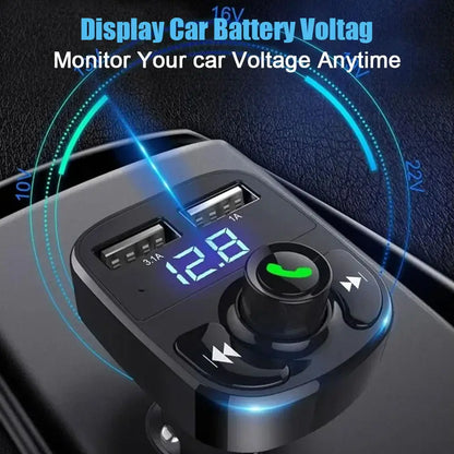 Bluetooth FM transmitter Battery Voltage
